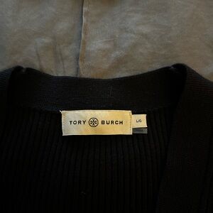 New Tory Burch ribbed cardigan sweater